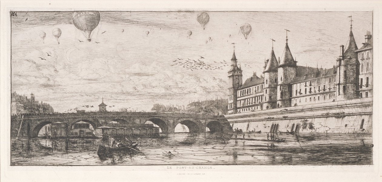 A Ponte da Bolsa de Charles Meryon