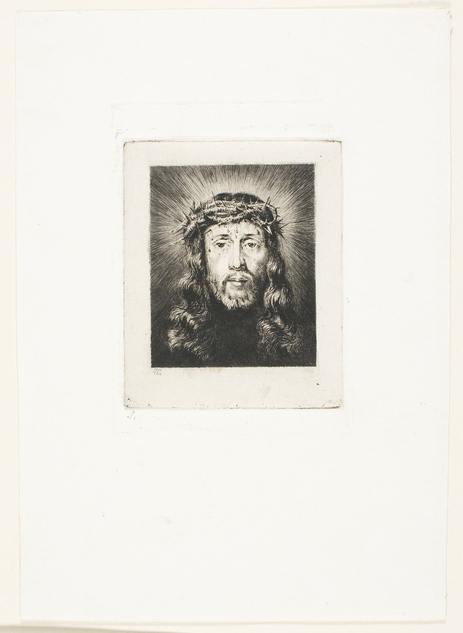 O rosto de Cristo de Charles Meryon