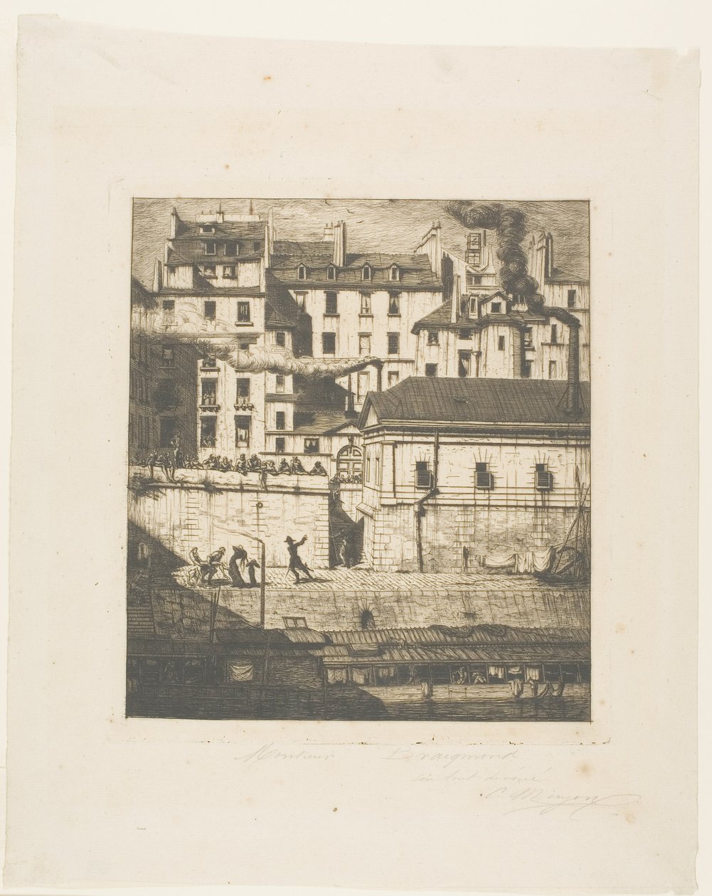 O necrotério, Paris de Charles Meryon
