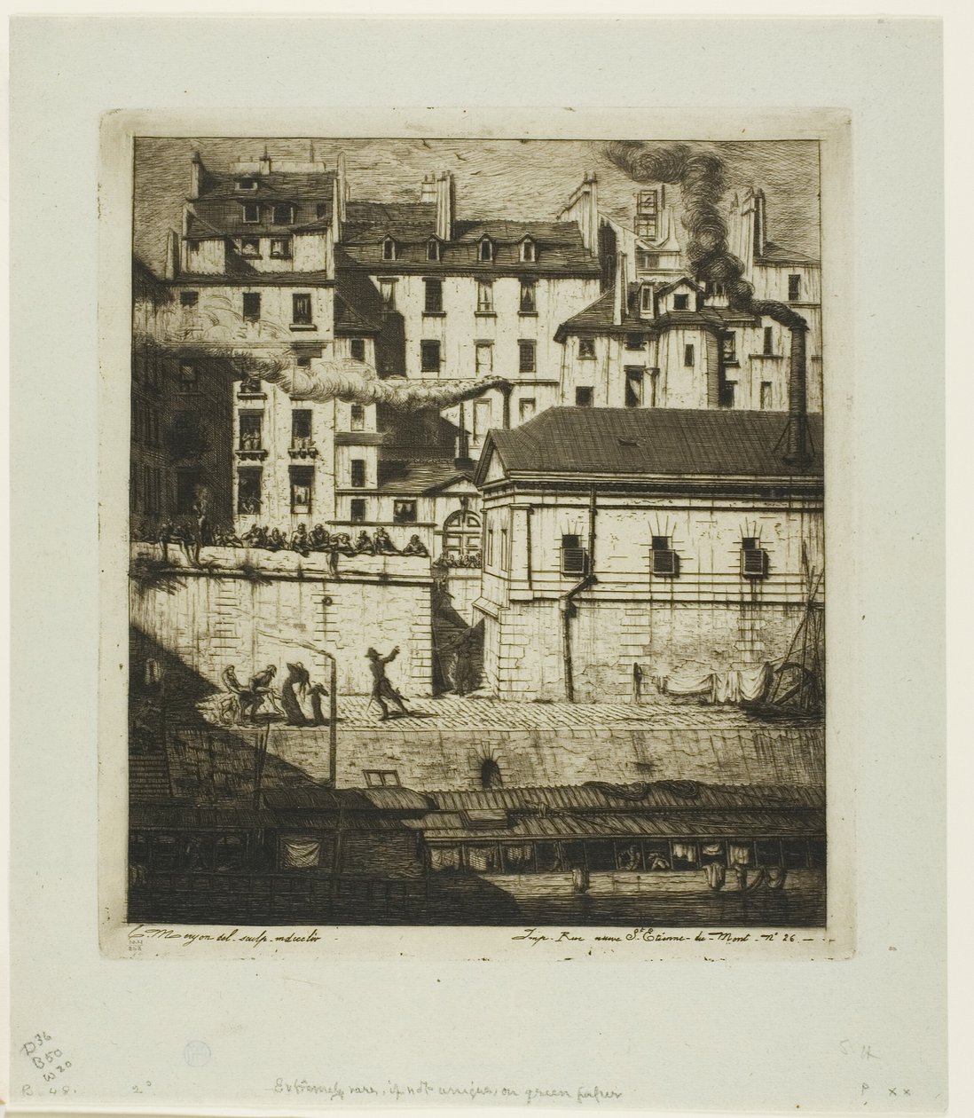 O necrotério, Paris de Charles Meryon