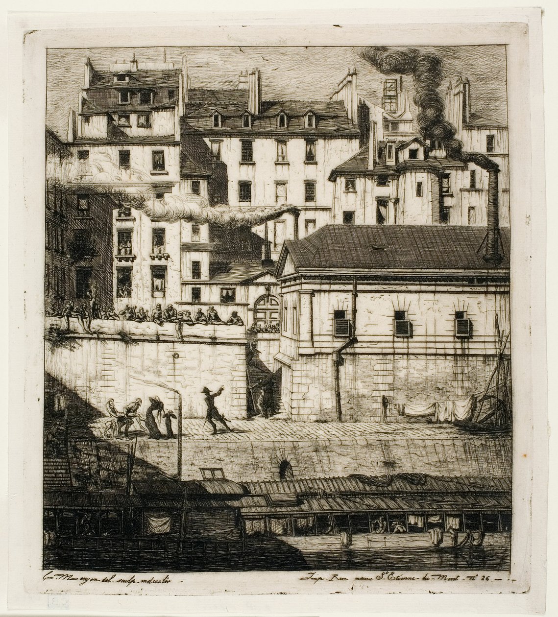 O necrotério, Paris de Charles Meryon