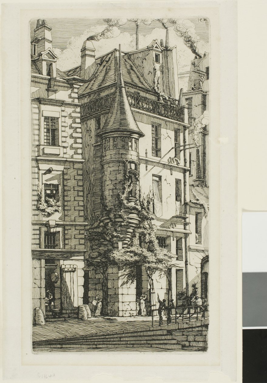 Torreta da rue de la Tixeranderie. de Charles Meryon