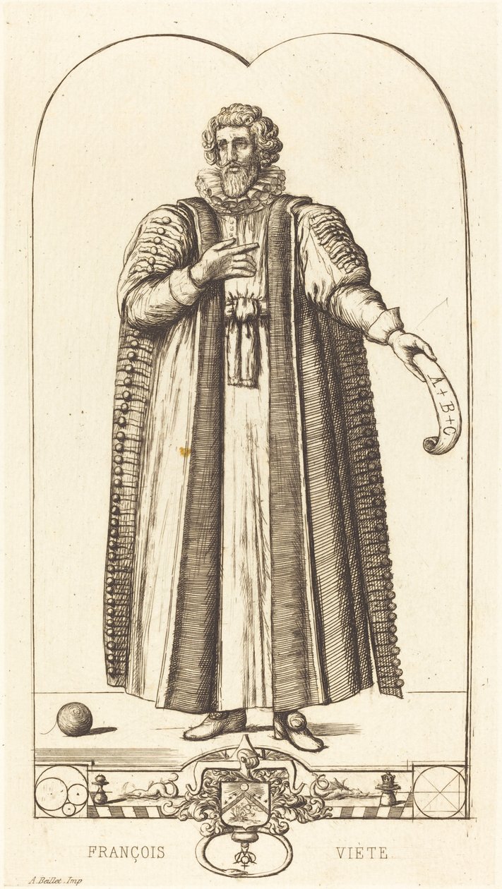 François Viéte de Charles Meryon after Jean Rabel
