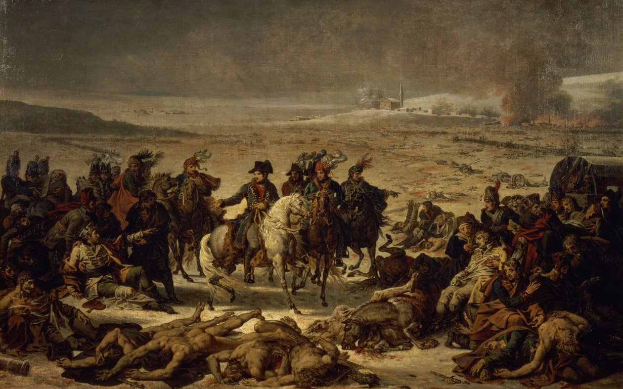 Após a Batalha de Eylau, 9 de fevereiro de 1807 (óleo sobre tela) de Charles Meynier