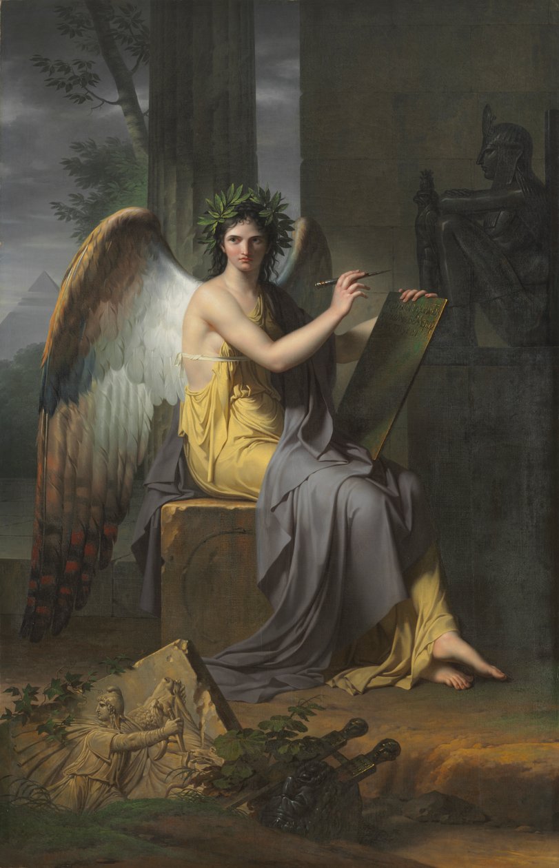 Clio, musa da história de Charles Meynier