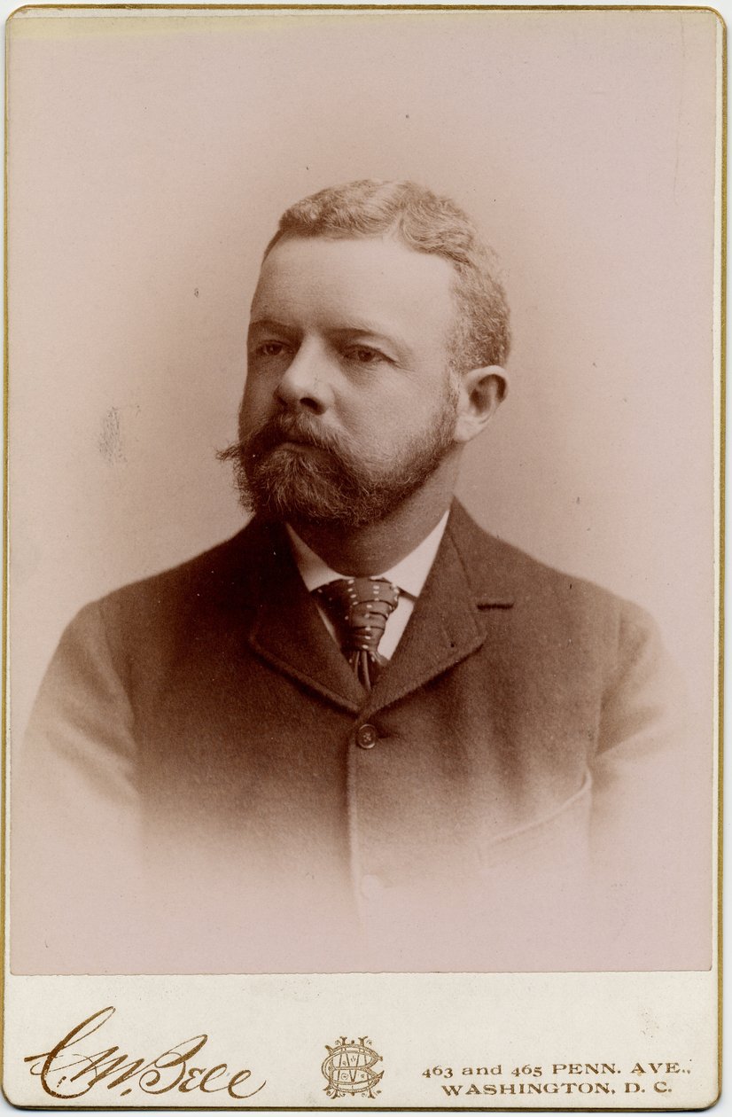 Henry Cabot Lodge (1850-1924), senador dos EUA (foto do albume) de Charles Milton Bell