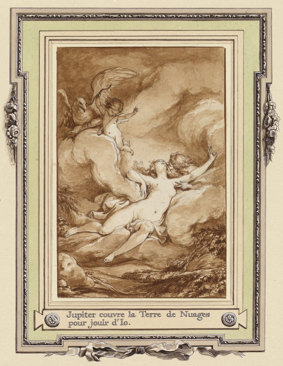 Júpiter cobre a Terra com nuvens para desfrutar de Io de Charles Monnet
