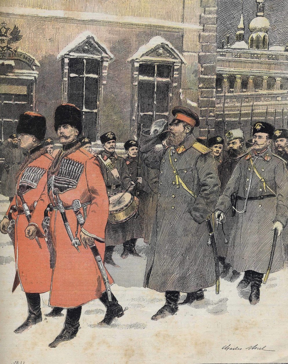 O Imperador (Czar) da Rússia Alexandre III foi ao Santo Ofício em 1 de janeiro de Charles Morel