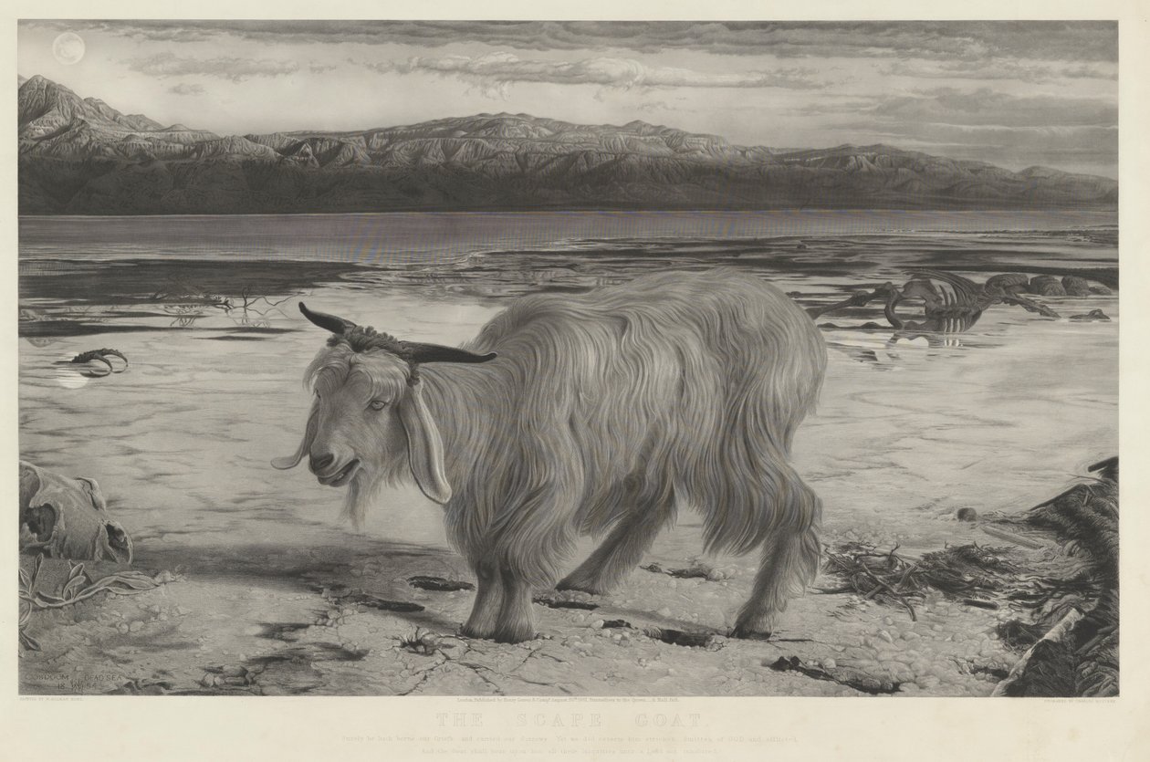 O bode expiatório de Charles Mottram after William Holman Hunt