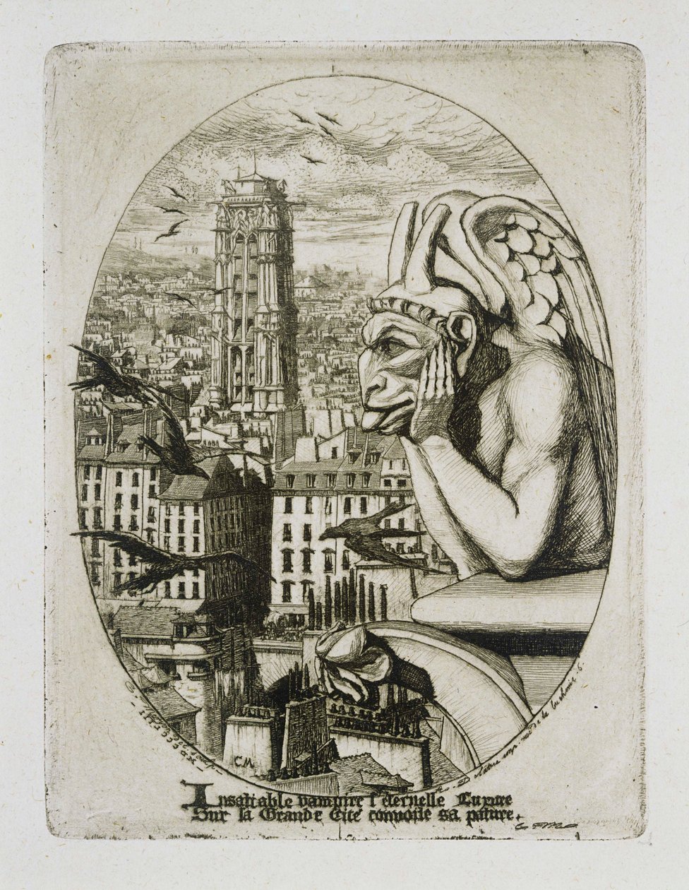 O Stryge de Charles Meryon