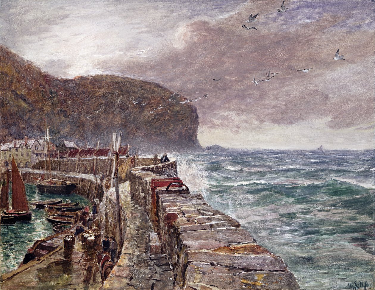 Cais Clovelly de Charles Napier Hemy