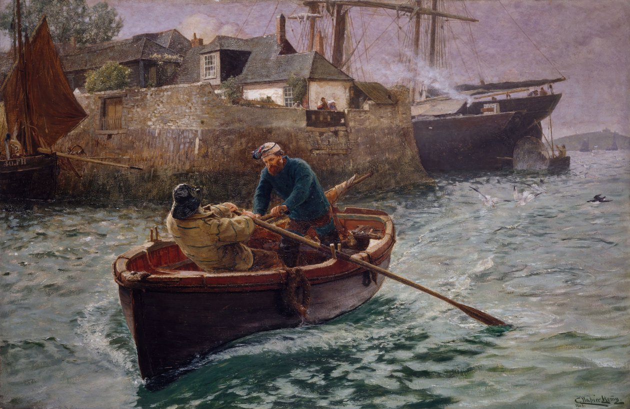 Para casa, 1885. de Charles Napier Hemy