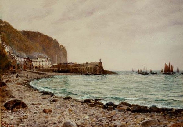 Puxando as redes, 1891 (wc) de Charles Napier Hemy