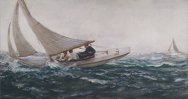 Vela Livre de Charles Napier Hemy