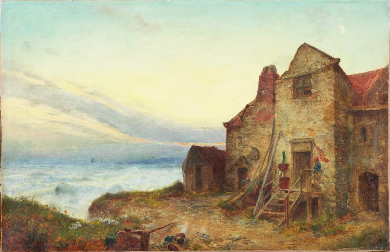 Sombras do por do sol, 1865 de Charles Napier Hemy