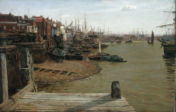O Tamisa em Limehouse de Charles Napier Hemy
