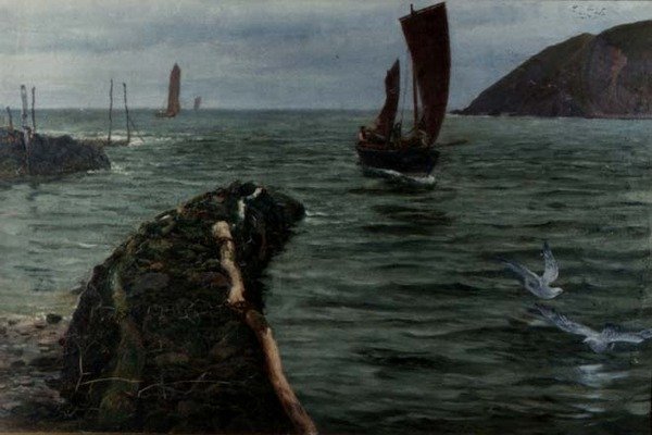 O caminho para dentro! de Charles Napier Hemy
