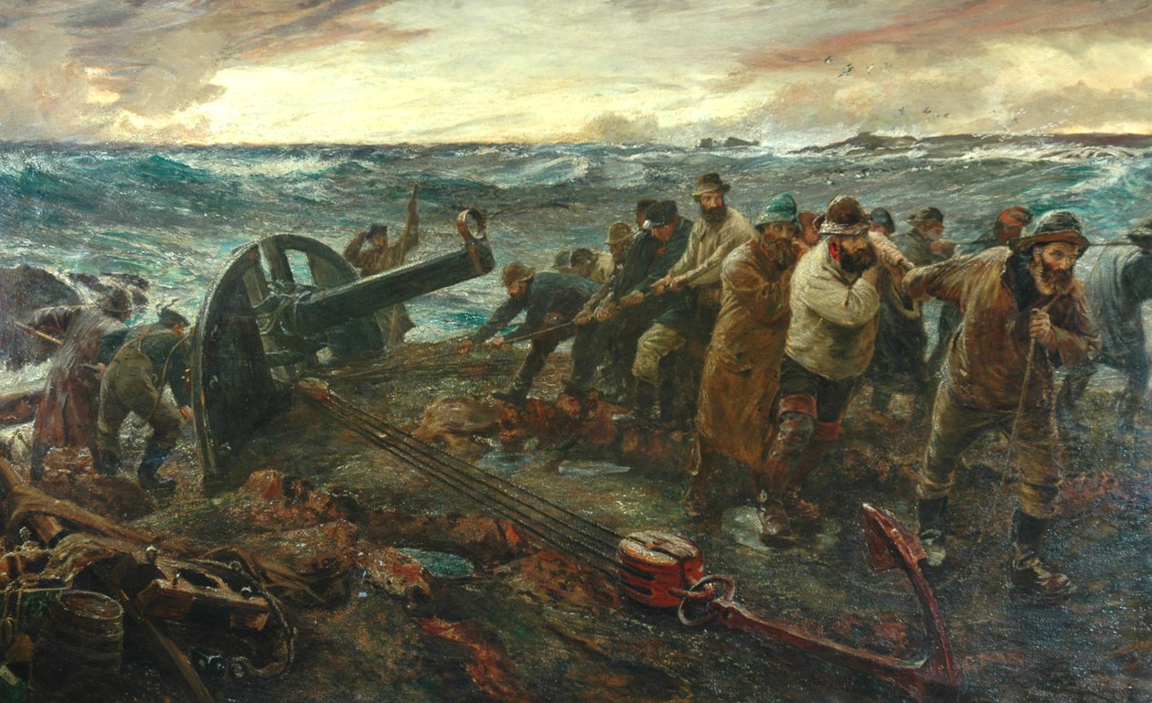 Os destroços, 1898-1901 de Charles Napier Hemy