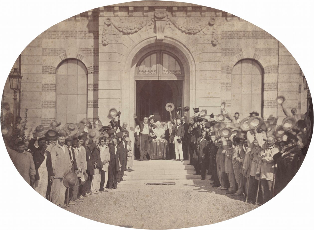 Asilo Imperial de Vincennes: 15 de agosto, a saudação ao imperador de Charles Nègre