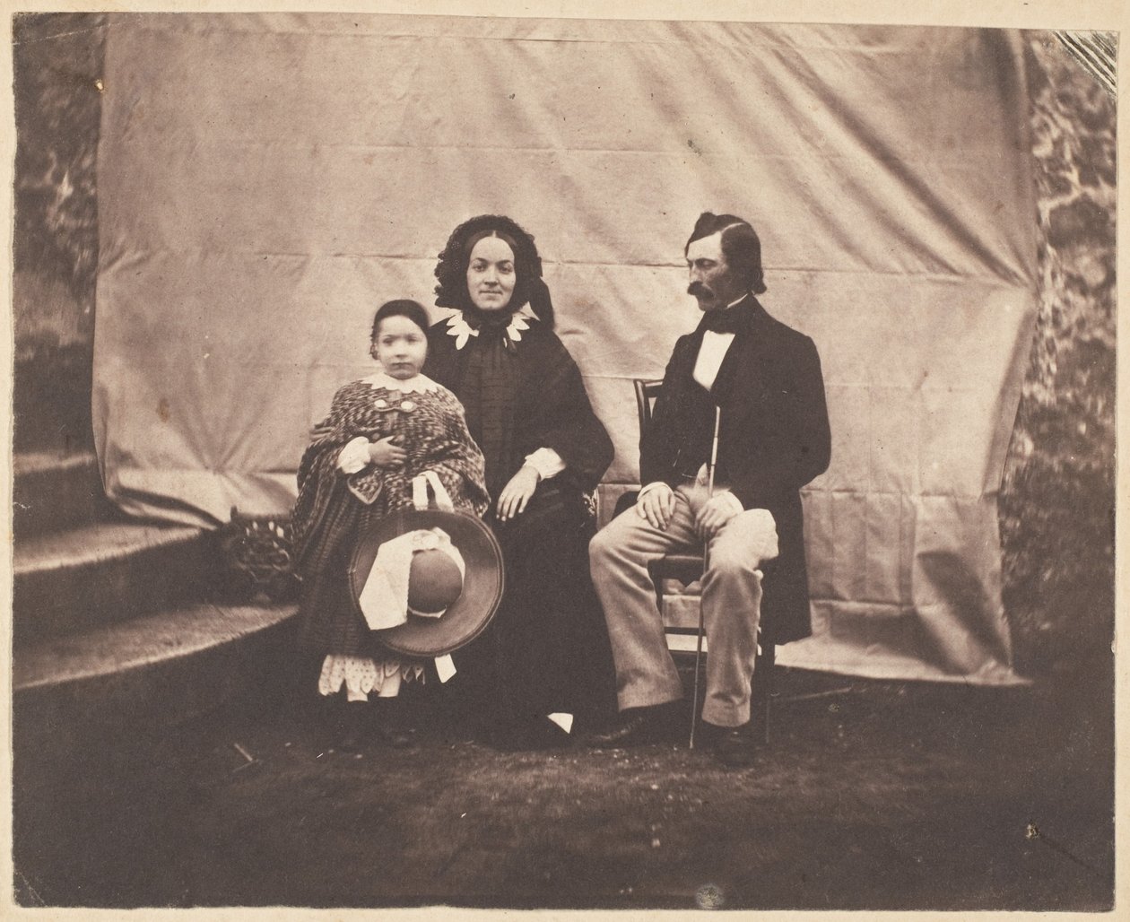 Grupo familiar de Charles Nègre