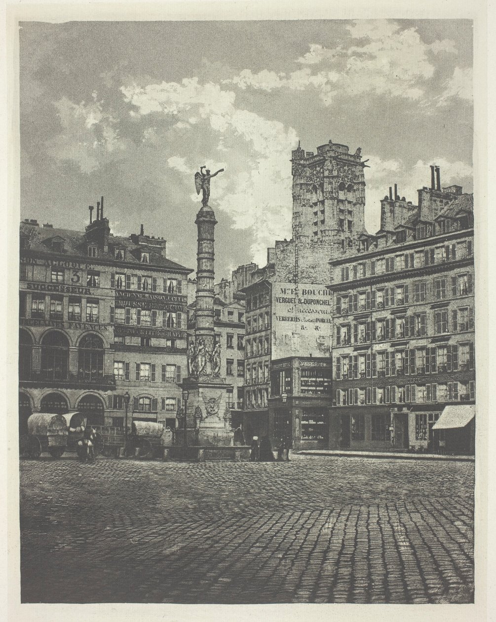 Paris, Place de Châtelet de Charles Nègre