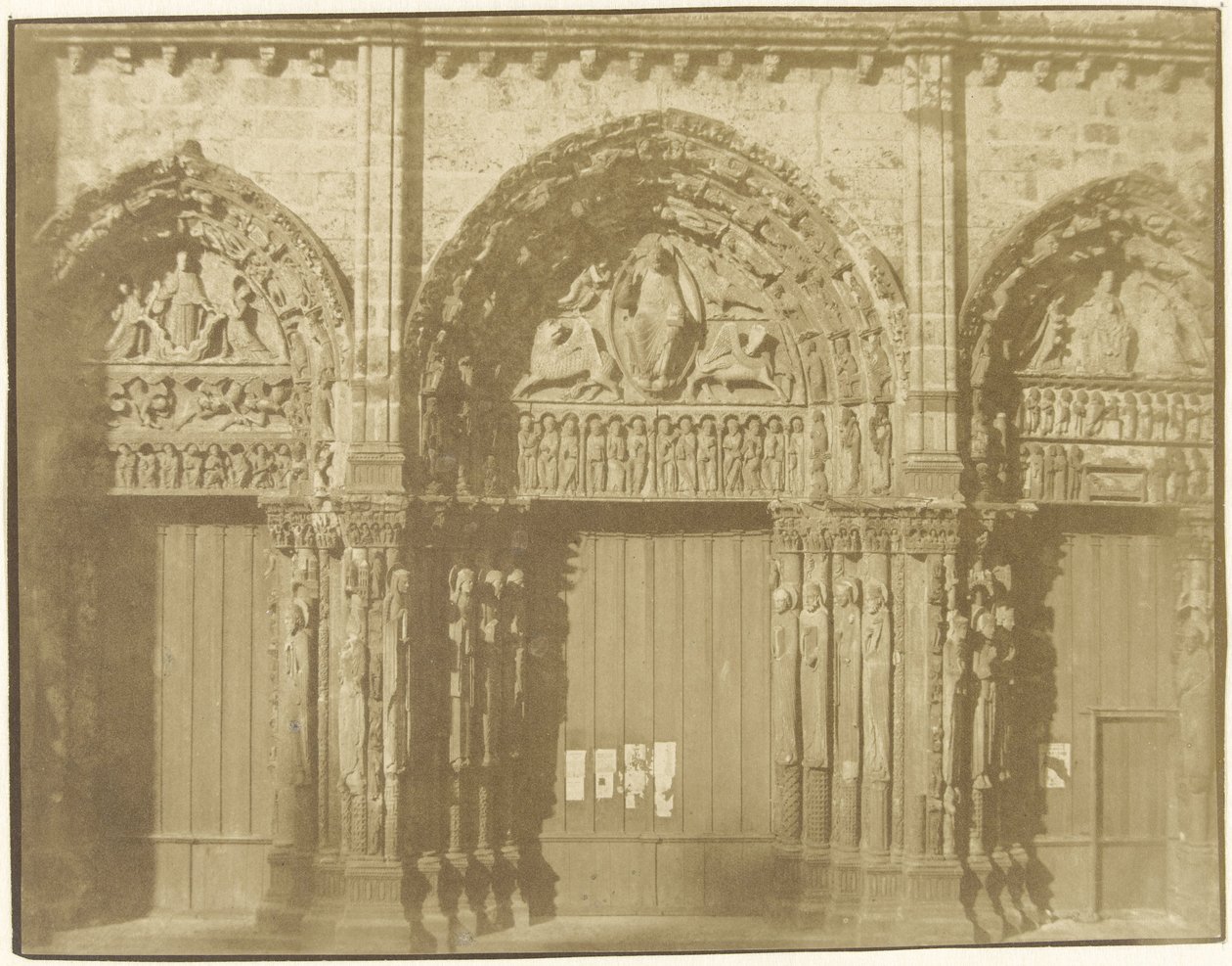 Portal da catedral de Chartres de Charles Nègre