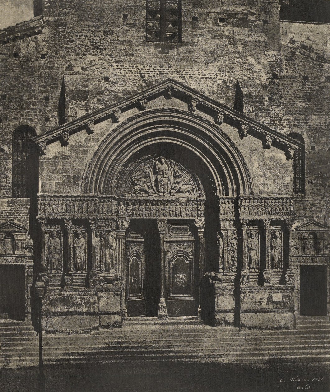 Portal de Saint-Trophime de Arles de Charles Nègre