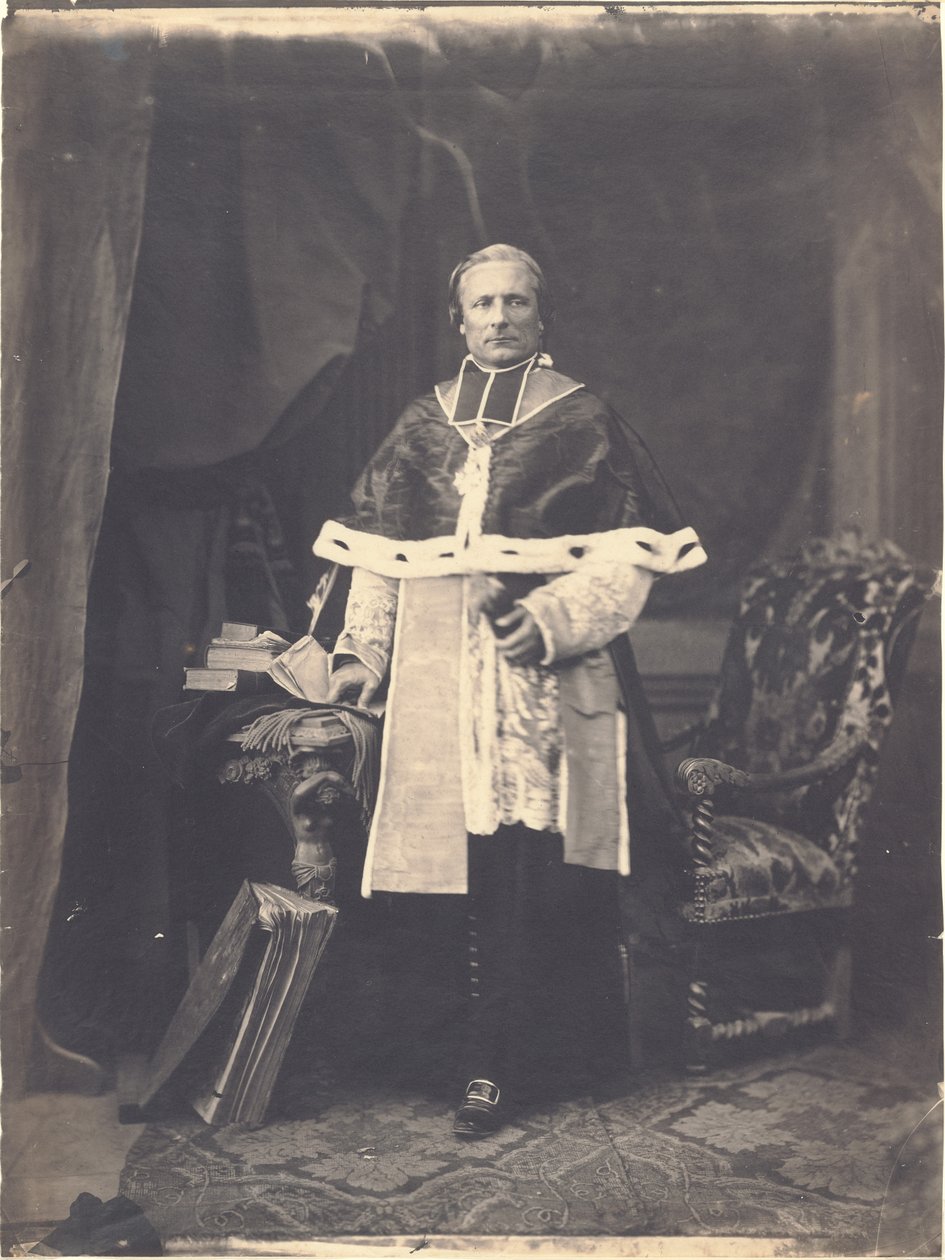 Retrato de Estado de monsenhor Sola, primeiro bispo de Nice de Charles Nègre