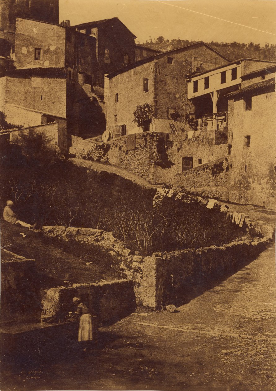 Uma rua em Grasse de Charles Nègre