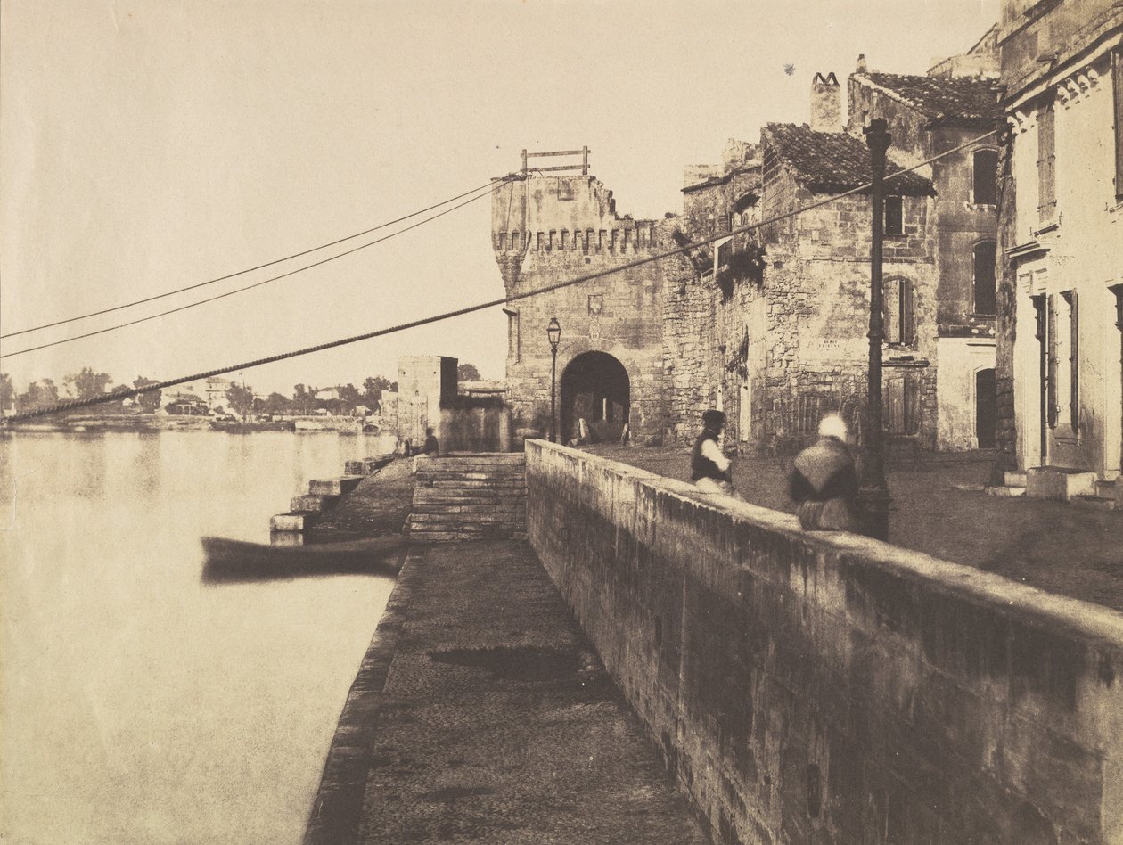 Arles, Chestnut Gate, 1852. de Charles Nègre