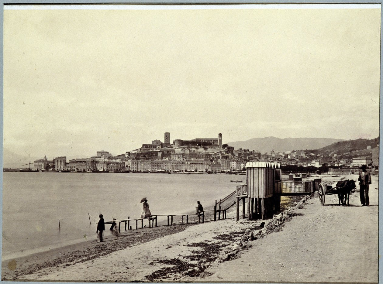 Praia de Cannes - Fotografia de Charles Nègre de Charles Nègre