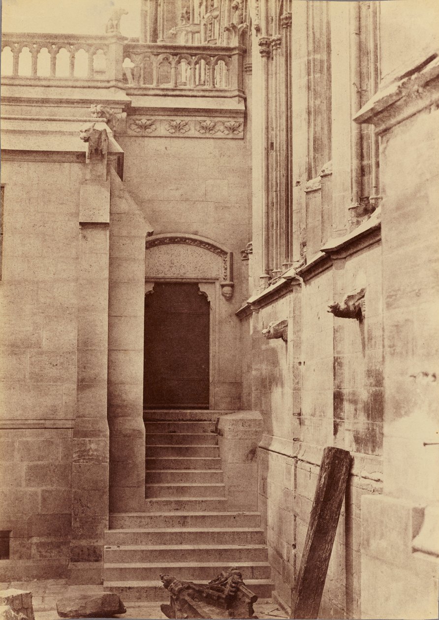 [Entrada da Sacristia, Notre-Dame, Paris]. de Charles Nègre