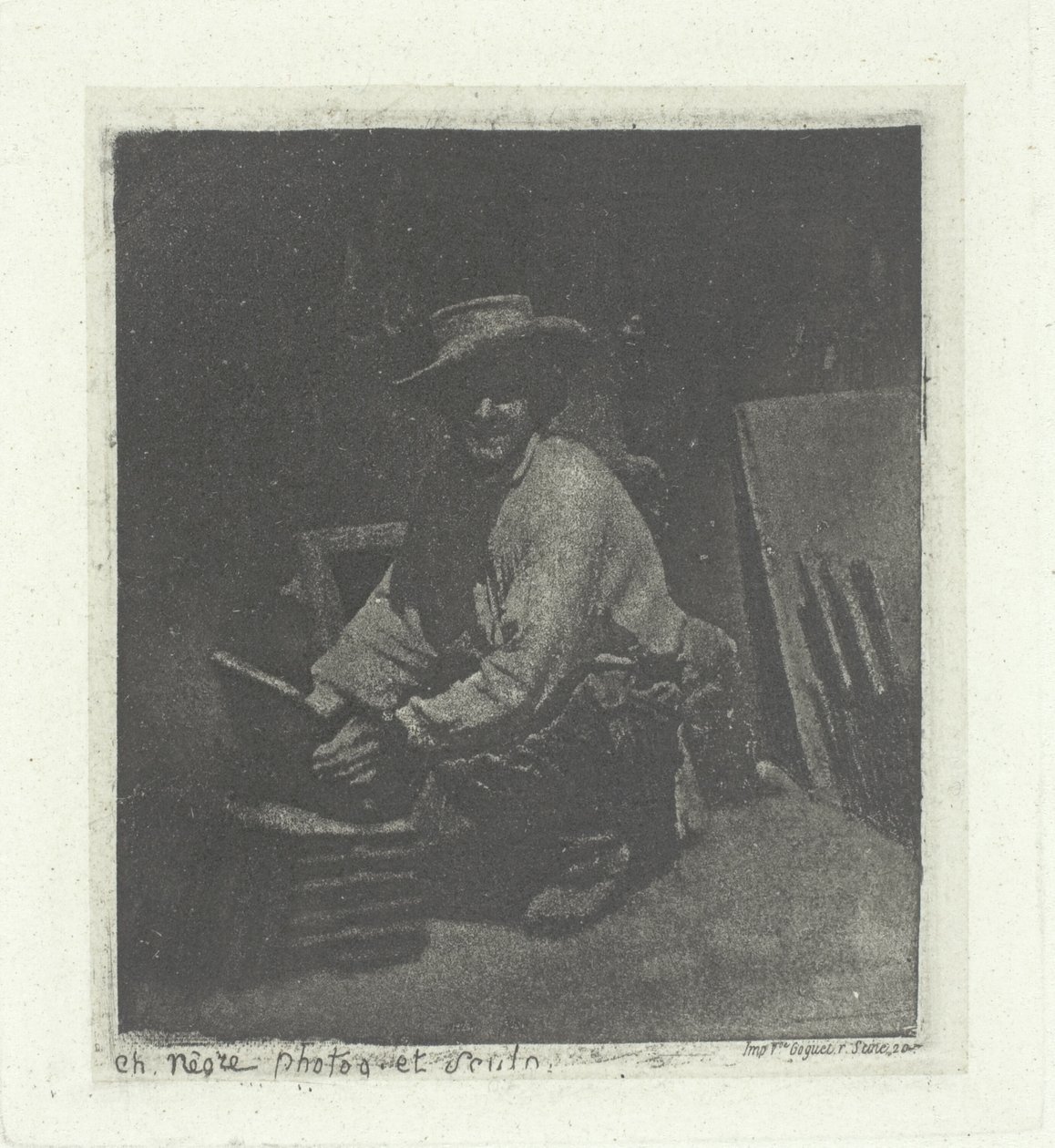 Pedreiro Ajoelhado de Charles Nègre