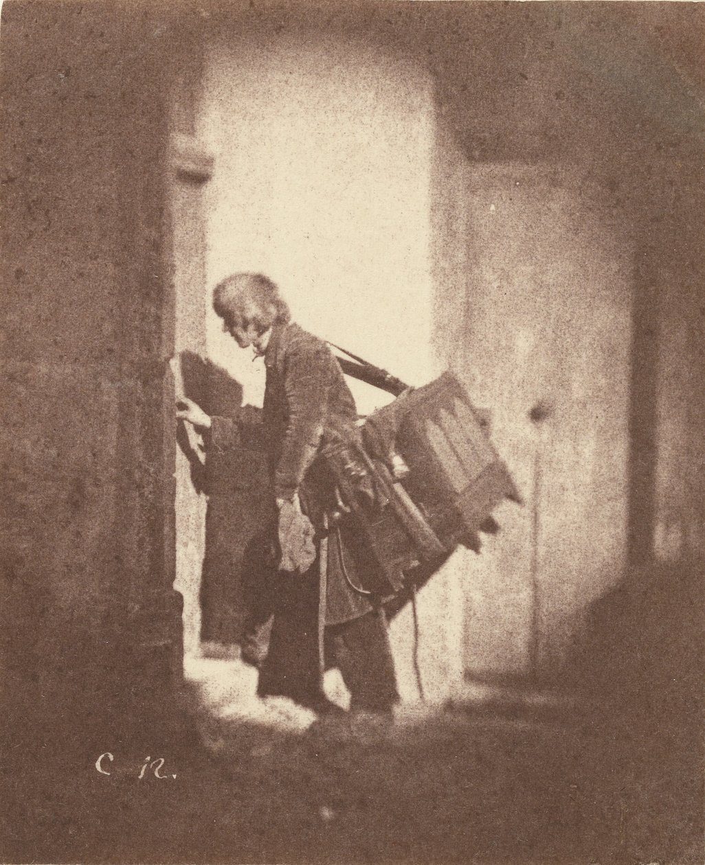 [Moedor de órgãos no 21, quai Bourbon, Ile Saint-Louis, Paris]. de Charles Nègre