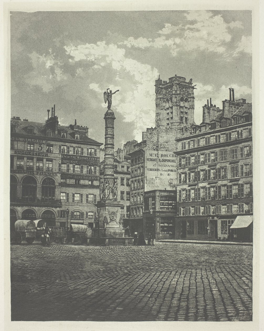 Paris, Place de Châtelet de Charles Nègre