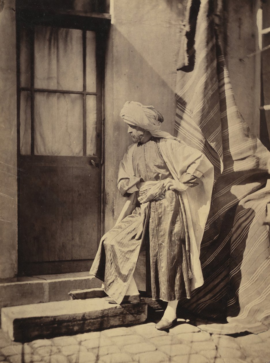[Auto-retrato em Traje Oriental], 1855-60. de Charles Nègre