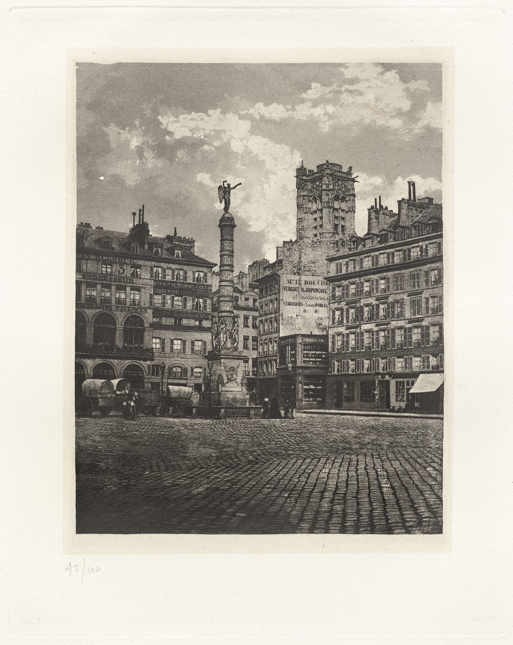 Placa V – Place du Châtelet (Placa V – Place du Châtelet) de Charles Nègre, André Jammes