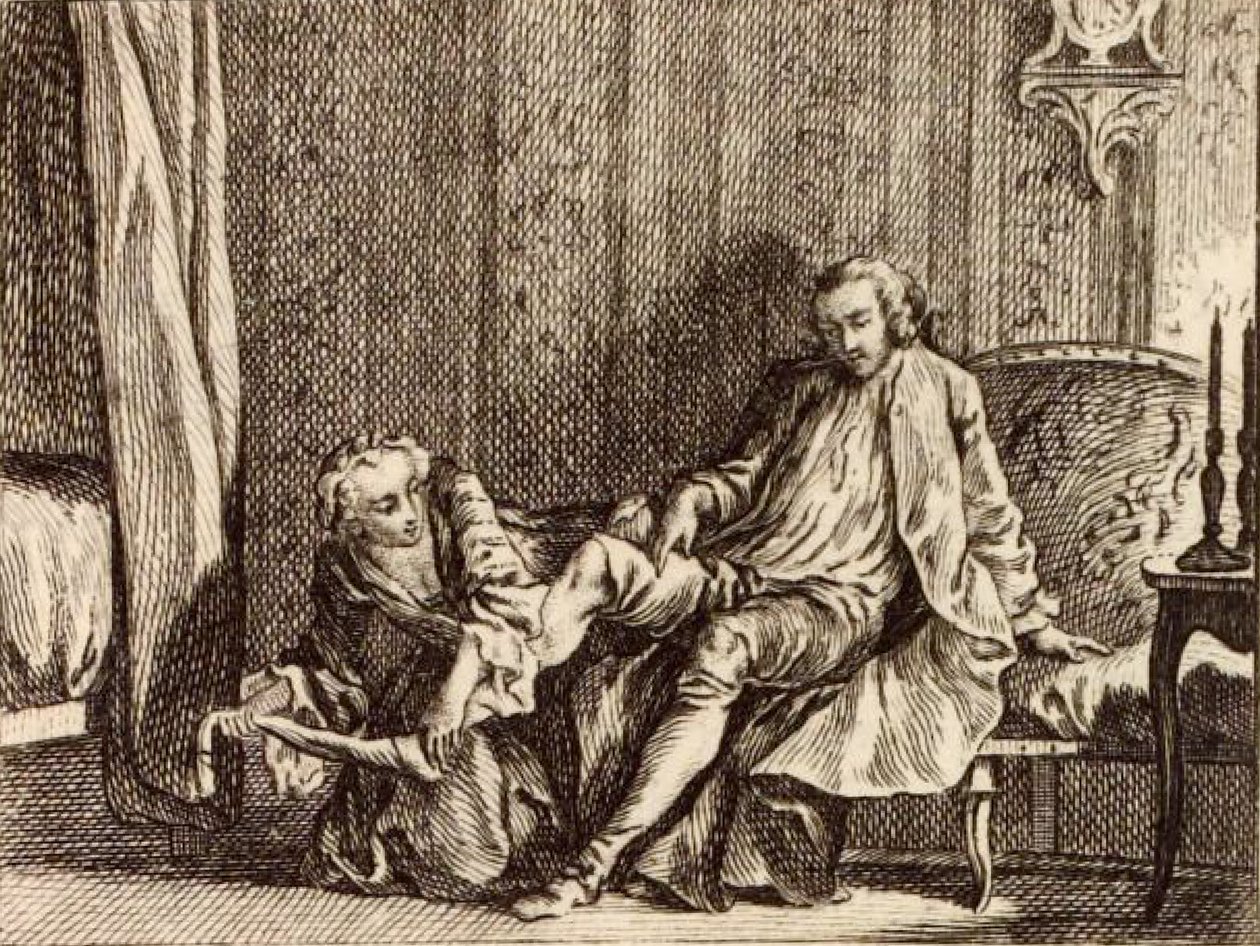 A cortesã apaixonada de Charles Nicolas Cochin