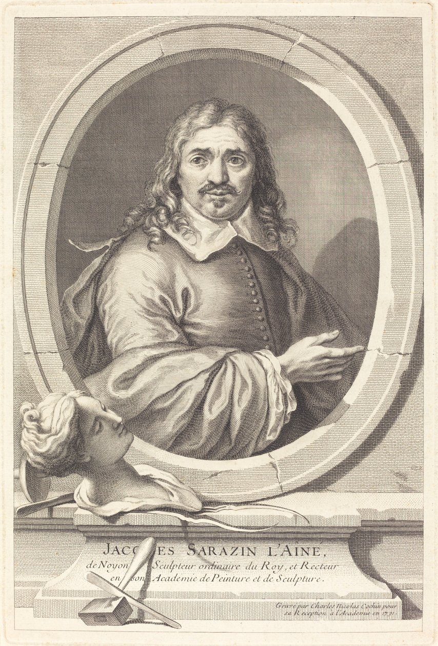 Jacques Sarazin, o Velho de Charles Nicolas Cochin I