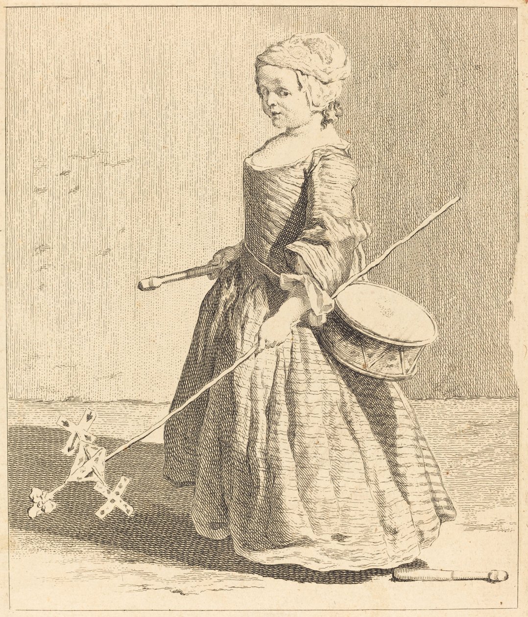 Le Jeune Soldat de Charles Nicolas Cochin I after Jean Siméon Chardin