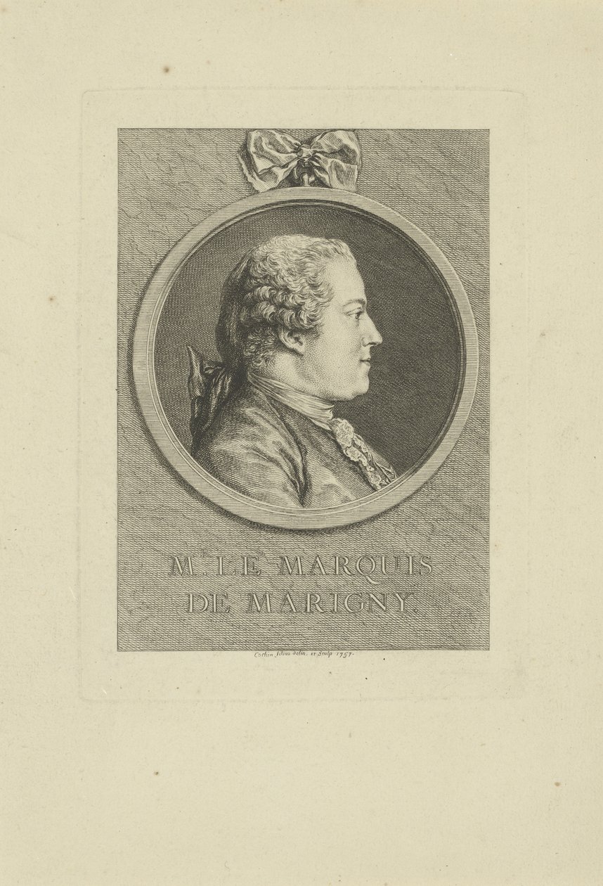 Abel-François Poisson de Vandières, marquês de Marigny 1727-1781, 1757. de Charles Nicolas Cochin the younger