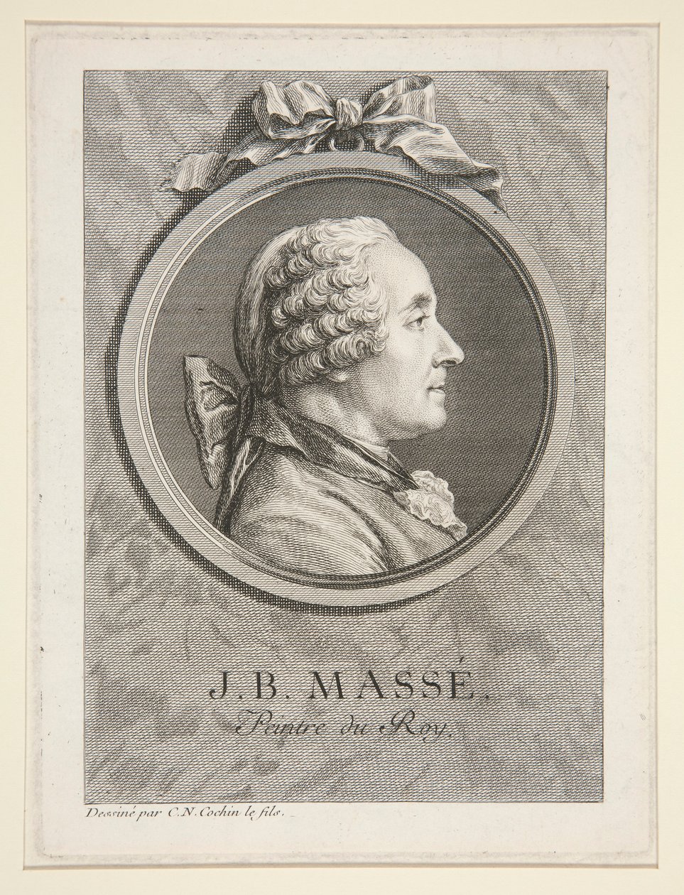 Retrato de Jean-Baptiste Masse de Charles Nicolas Cochin the younger
