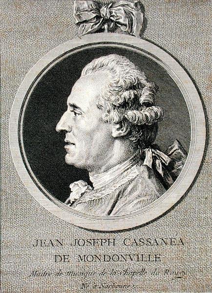 Jean Joseph Cassanea de Mondonville (1711-72) gravada por Augustin de Saint-Aubin (1736-1807) 1768 (gravura) de Charles Nicolas II (after) Cochin