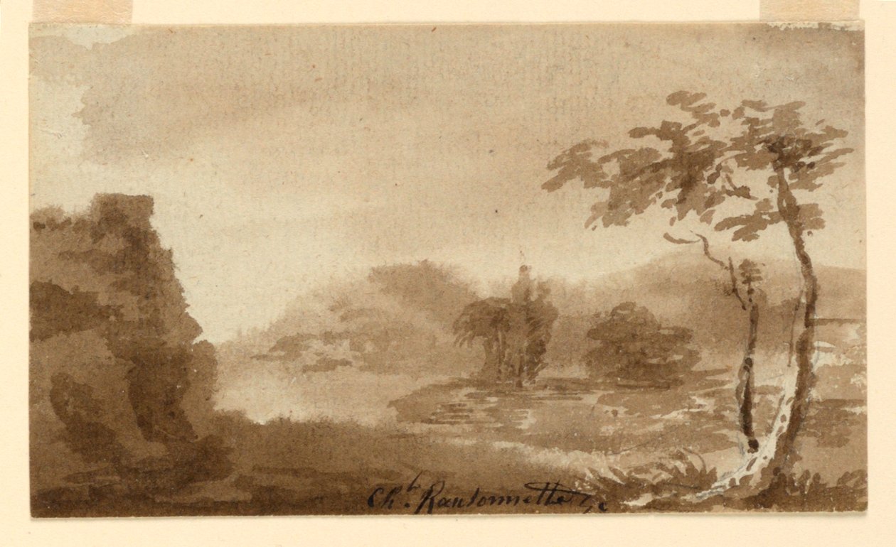Uma paisagem de Charles Nicolas Ransonnette