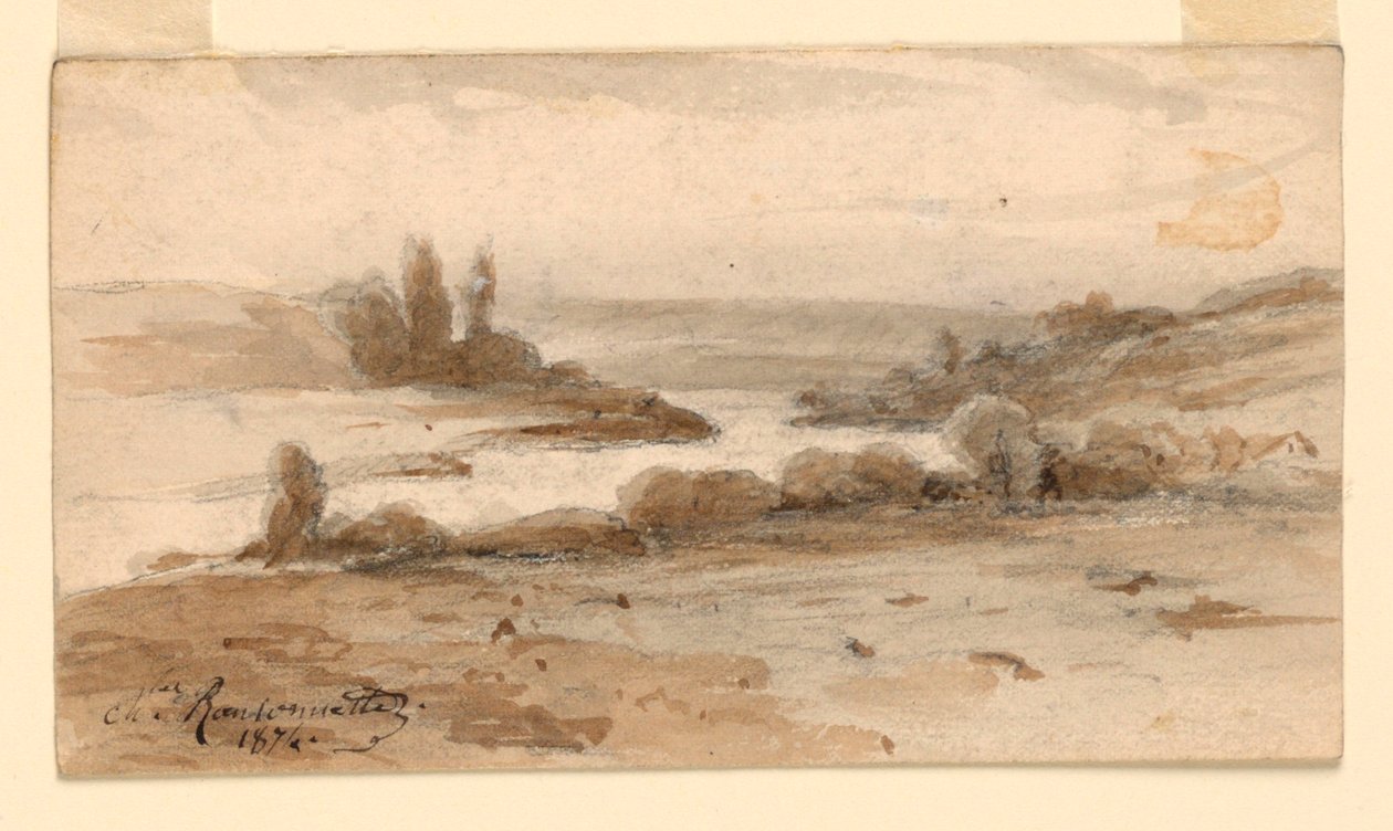Uma paisagem de Charles Nicolas Ransonnette