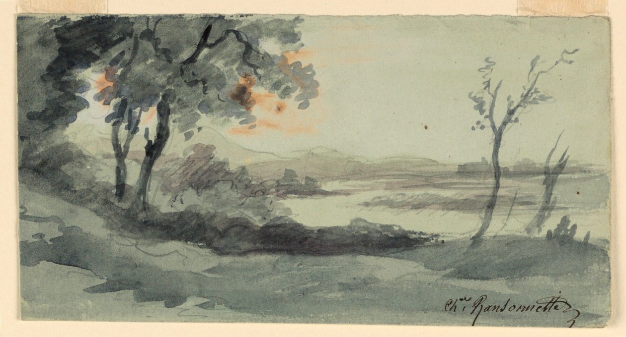 Margens do Sena de Charles Nicolas Ransonnette