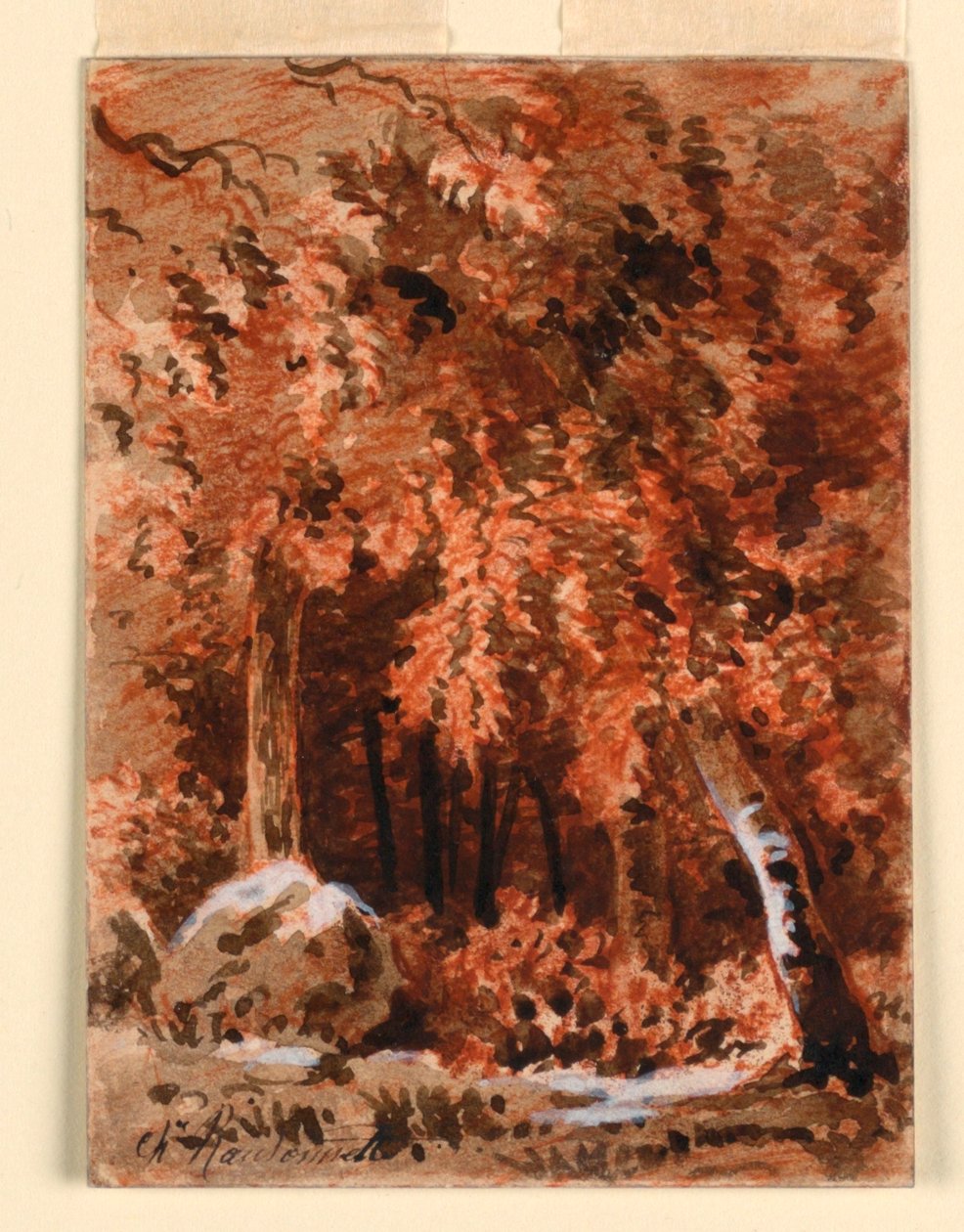 Na floresta de Charles Nicolas Ransonnette