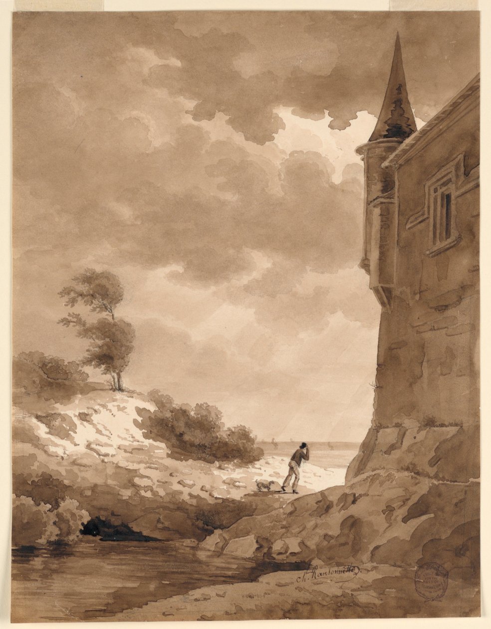 À beira-mar de Charles Nicolas Ransonnette