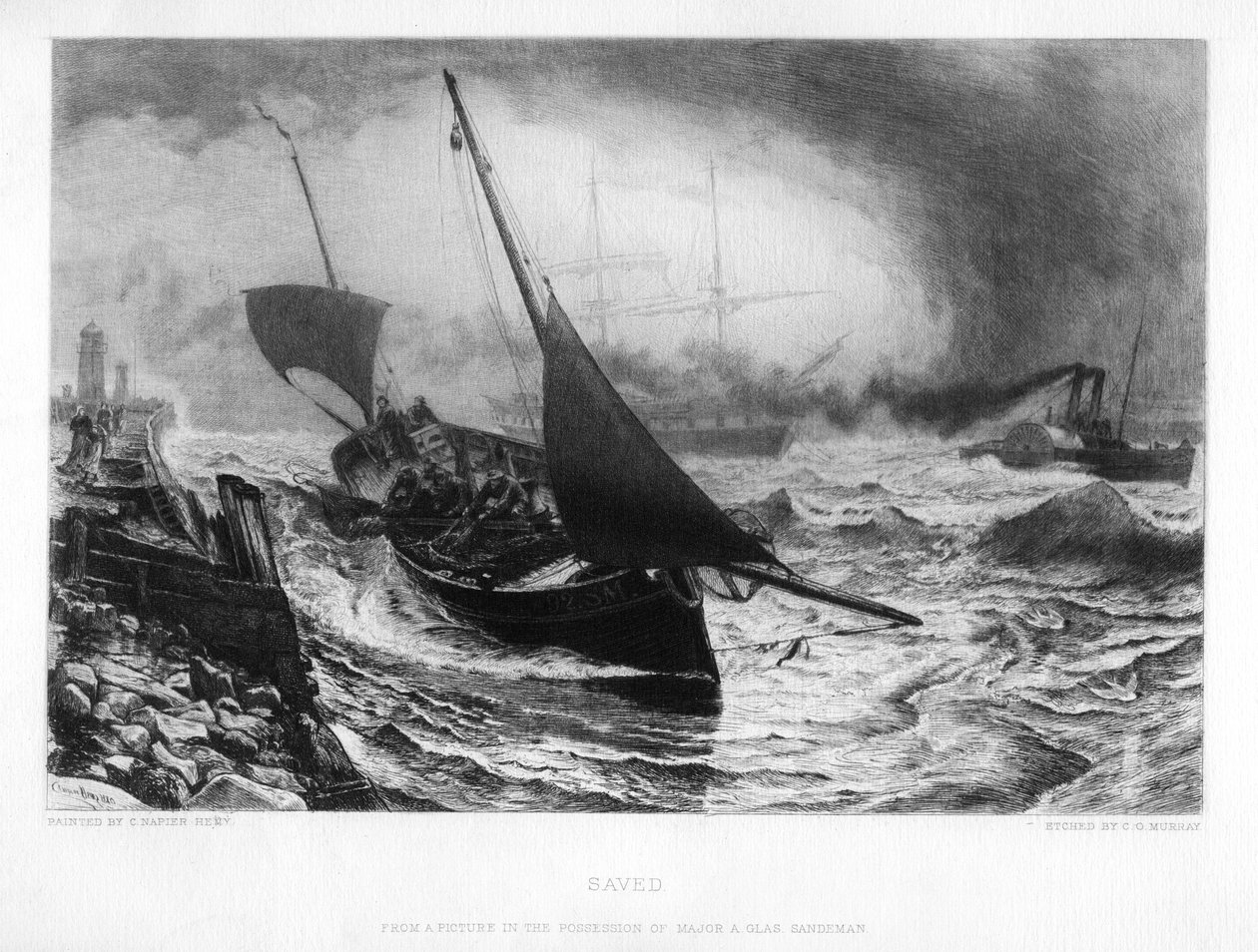 Salvo, século c19th. de Charles Olivier Murray
