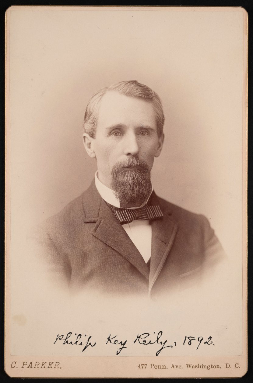 Retrato de Philip Key Reily 1829-1910, 1892. de Charles Parker